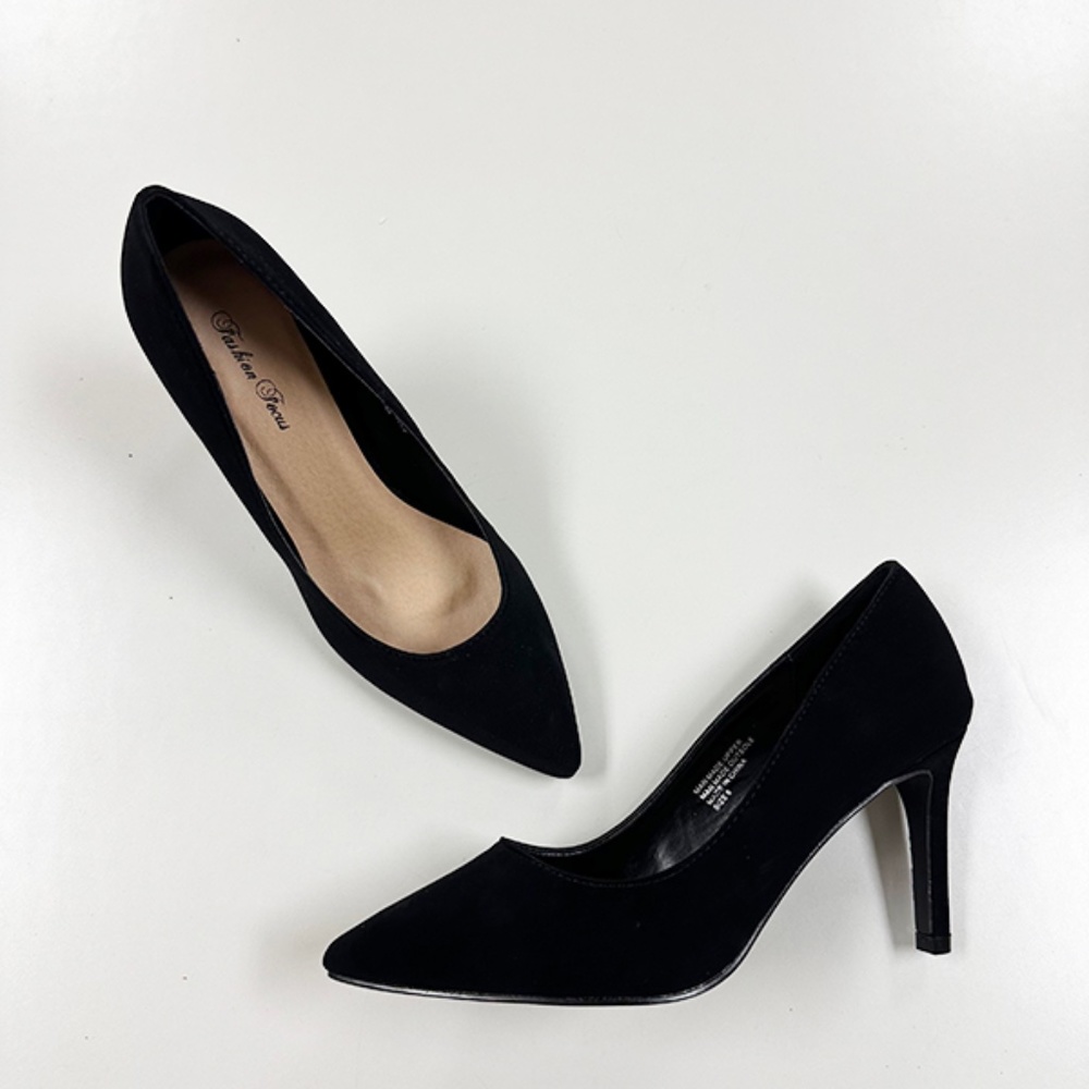Heels from Fashion Focus - 1185-3 Black Lamy